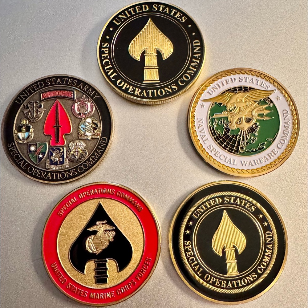 United States Special Operations Command Coins